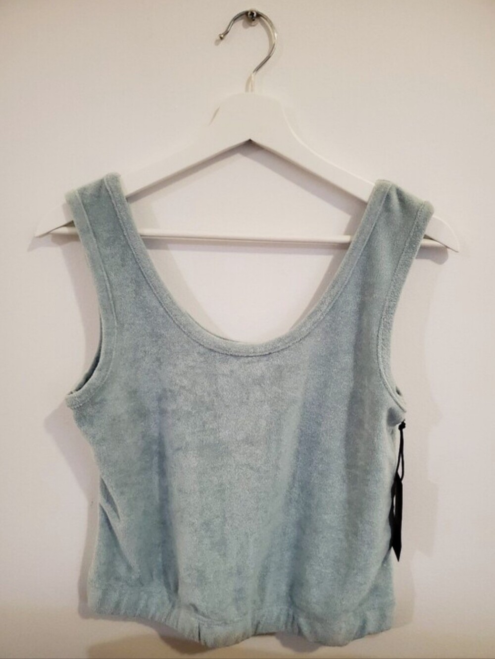 Sage Blue Terry Cloth Top - NWT - Picture 2 of 6